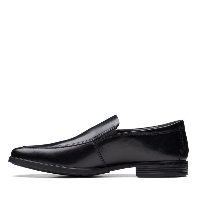 Clarks Howard Borde Cuero Negro