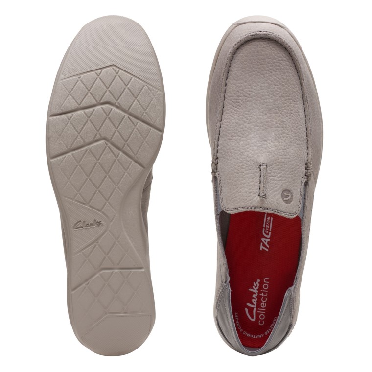 Clarks Overstep Protuberancia Gris Claro