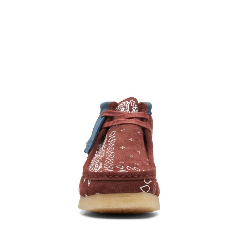 Bota Wallabee Clarks Roja