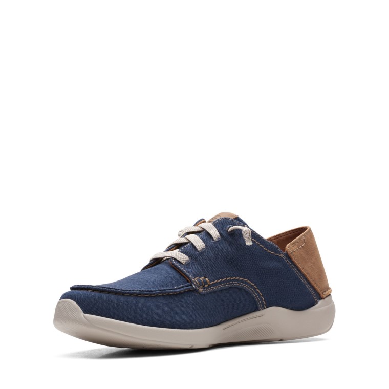 Overlace Clarks Textil Azul Marino