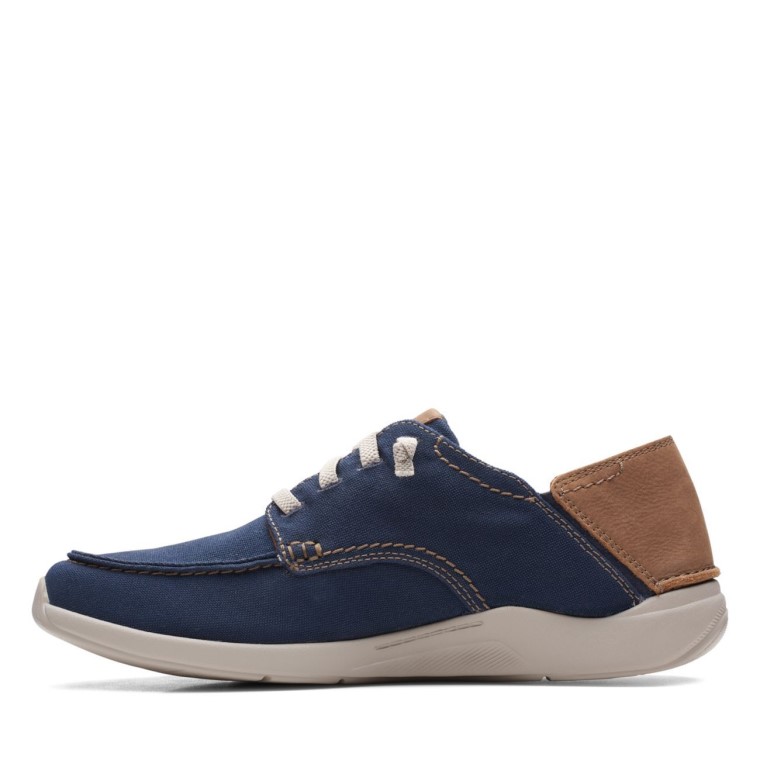 Overlace Clarks Textil Azul Marino