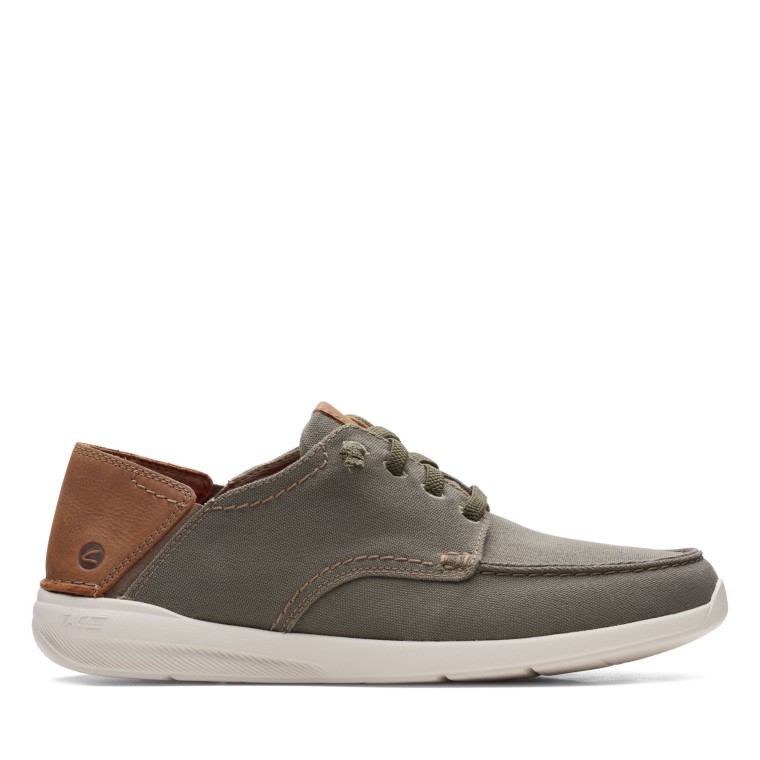 Clarks Encaje Oliva Textil