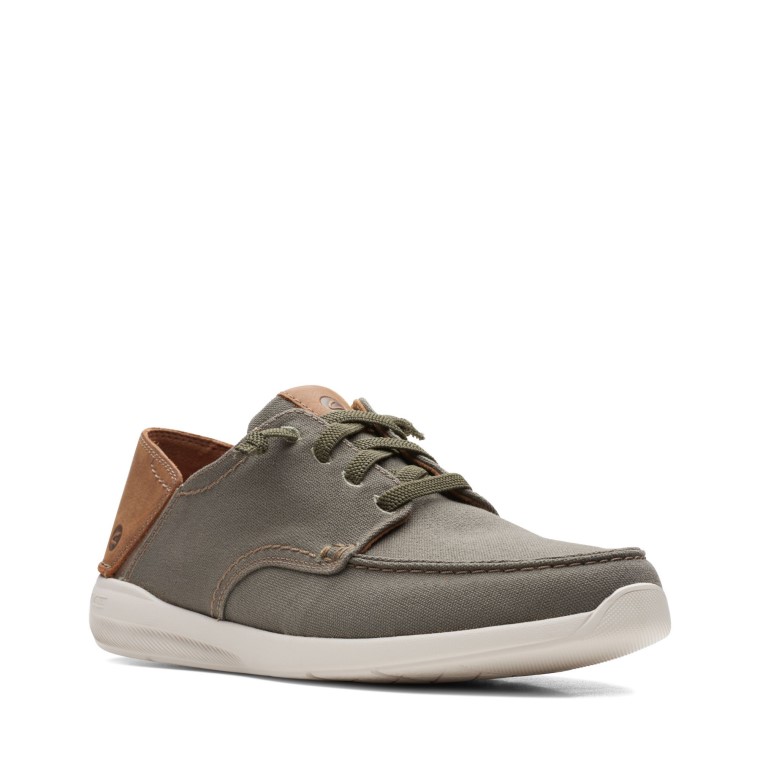 Clarks Encaje Oliva Textil