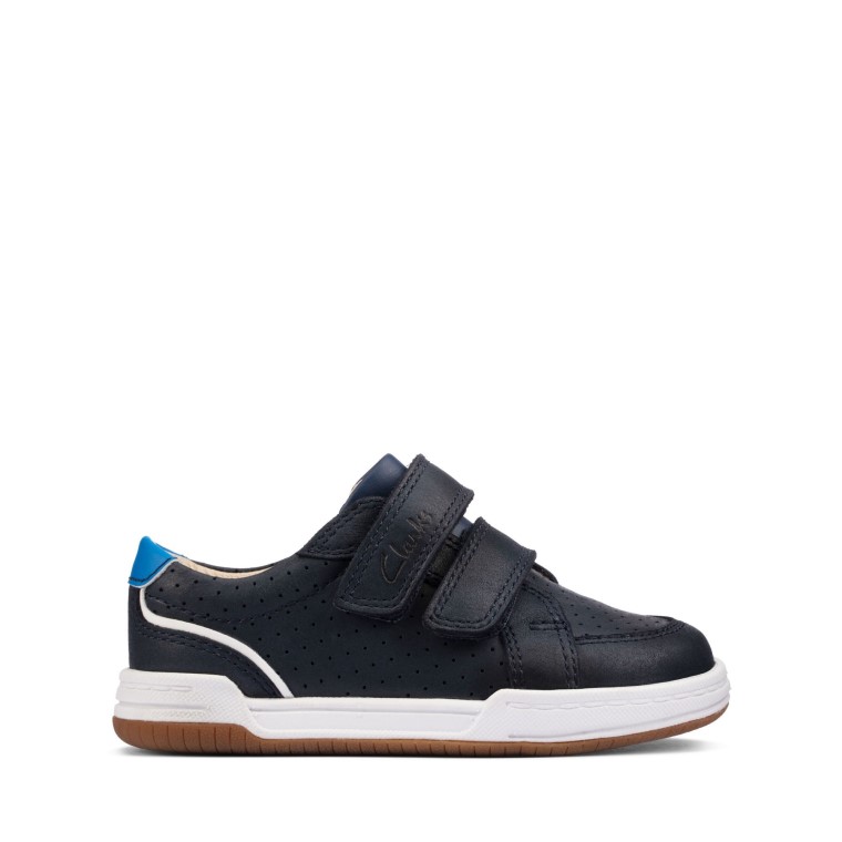 Camiseta Clarks Fawn Solo Cuero Azul Marino
