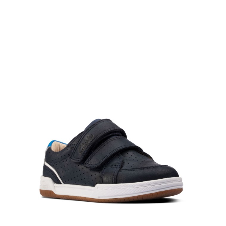 Camiseta Clarks Fawn Solo Cuero Azul Marino
