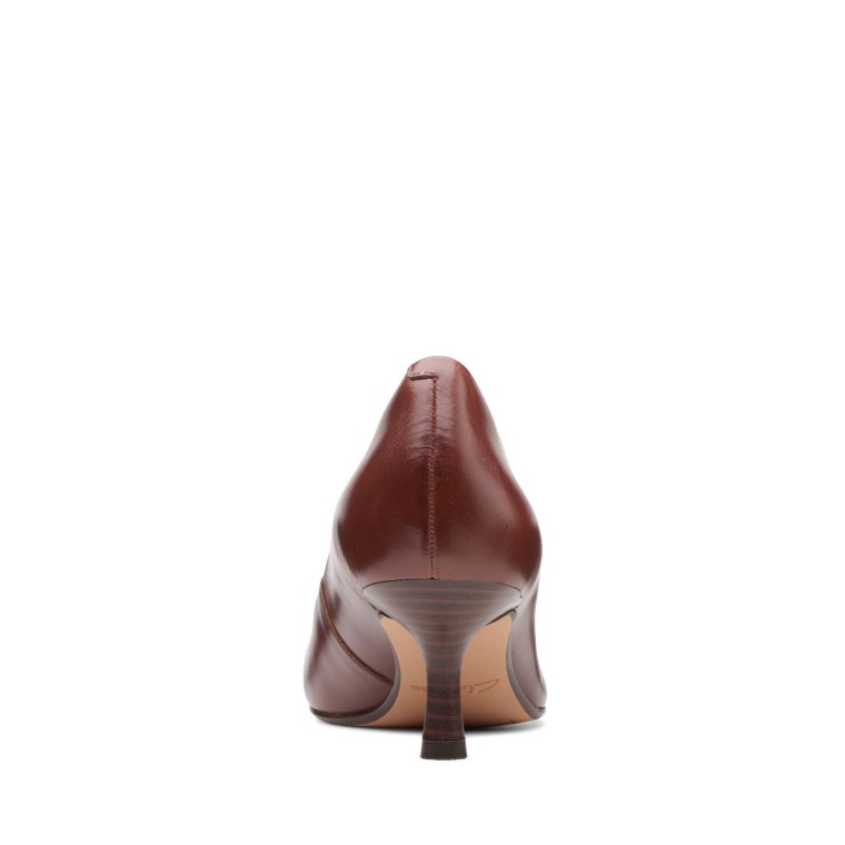 Clarks Violeta 55 Rae Británico Bronceado Lea