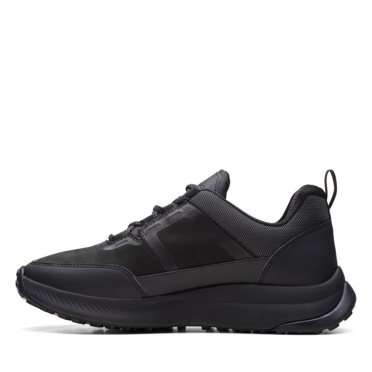 Nubuck Negro Atltraillacewp Clarks