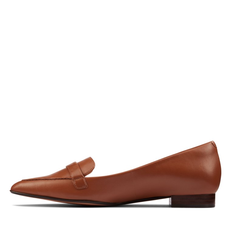 Hebilla 15 Laina De Cuero Marrón Oscuro Clarks