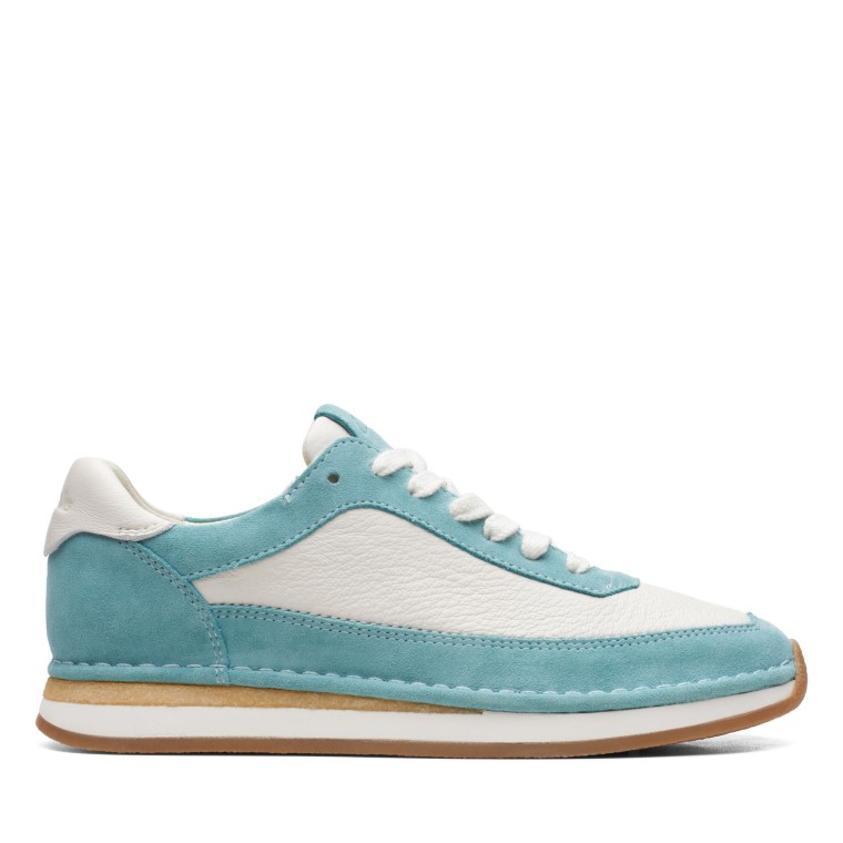 Clarks Craft Run Encaje Turquesa Combi