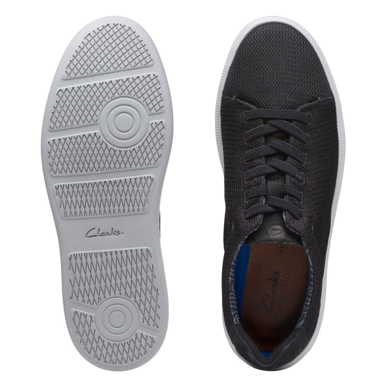 Clarks Negro Textil Cambro Bajos