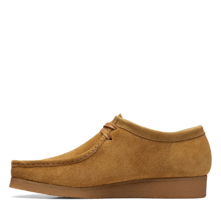 Wallabee Peludo Roble Gamuza Clarks