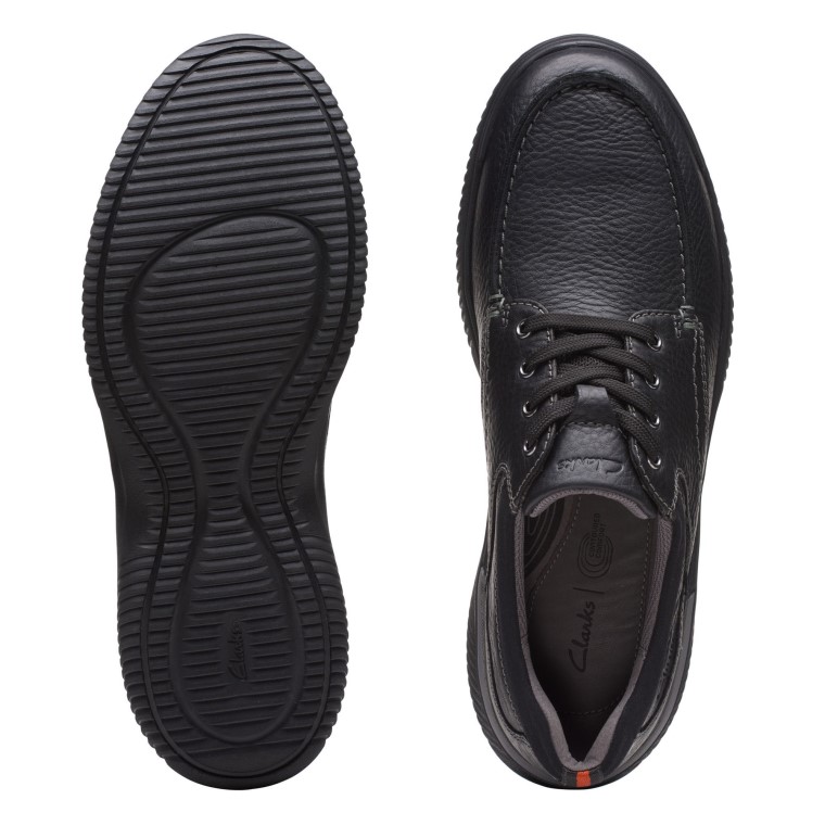 Borde Donaway De Cuero Negro Clarks