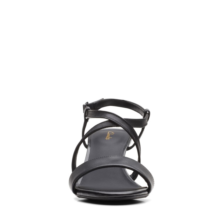 Clarks Amali Hebilla Cuero Negro
