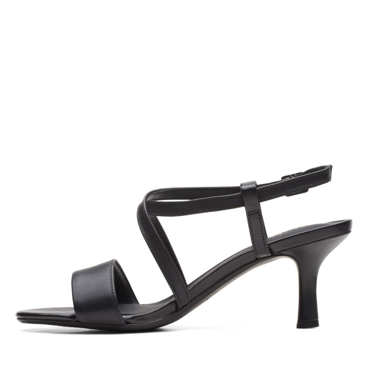 Clarks Amali Hebilla Cuero Negro