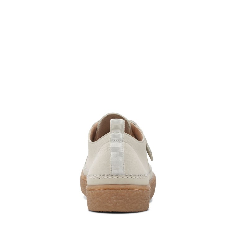 Encaje Clarks Barleigh En Cuero Blanco