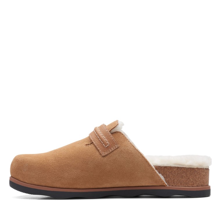 Chanclas Clarks Brynn De Ante Tostado