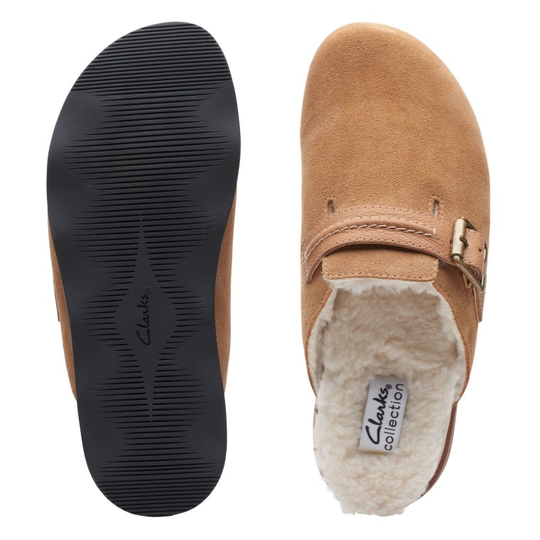 Chanclas Clarks Brynn De Ante Tostado