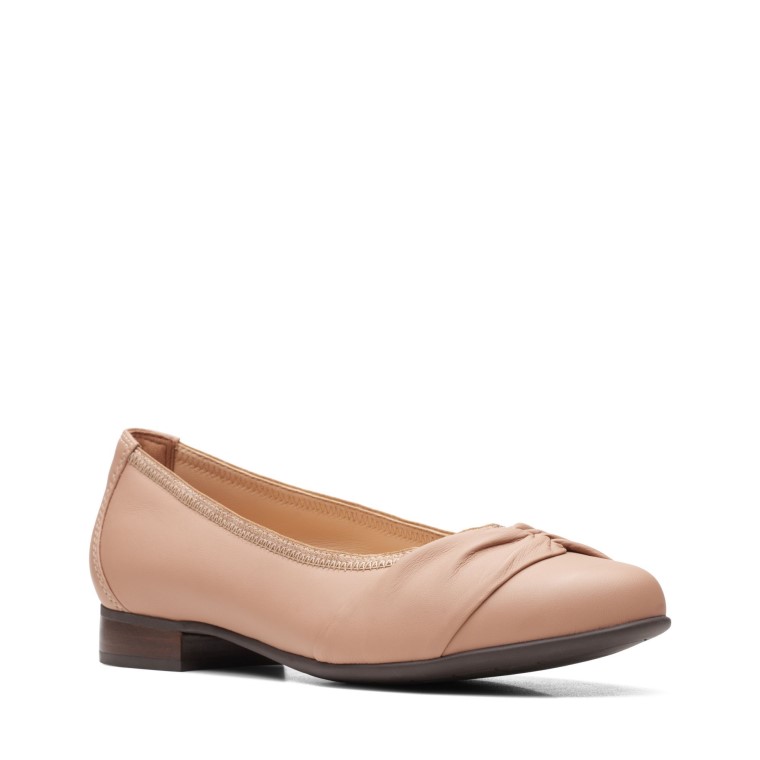 Clarks Un Blush Deseo Cuero Praliné
