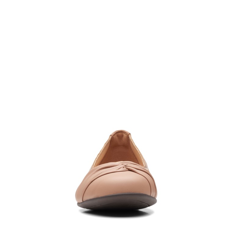 Clarks Un Blush Deseo Cuero Praliné