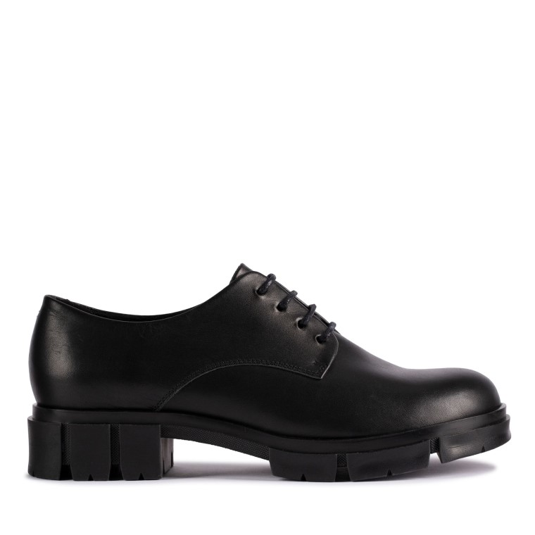 Cuero Negro Clarks Teala Encaje