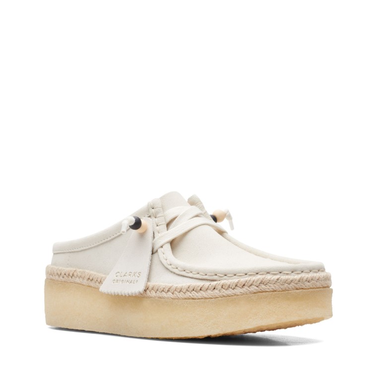 Taza Clarks Wallabee Lo Ante Blanco