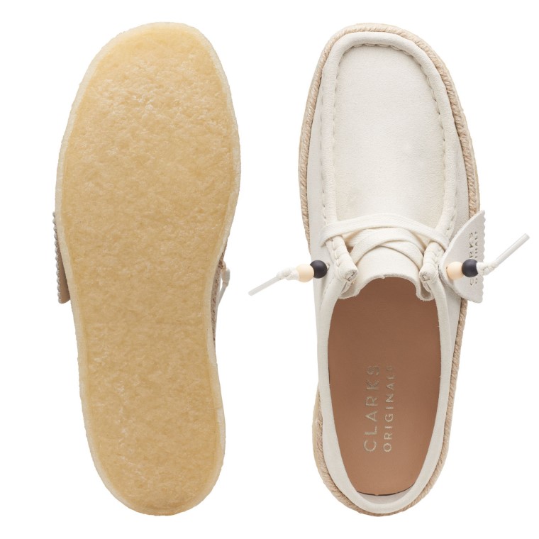 Taza Clarks Wallabee Lo Ante Blanco