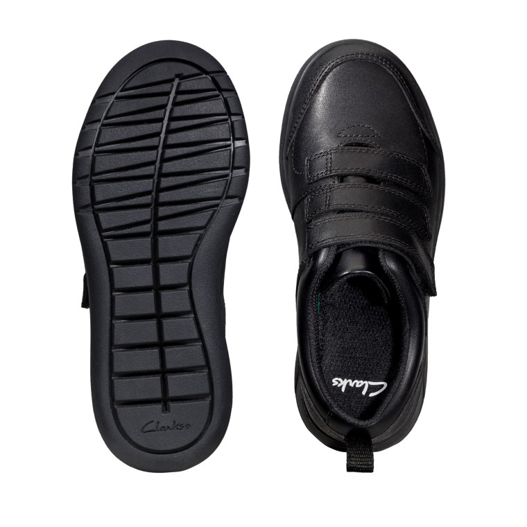 Cuero Negro Clarks Scape Sky Y