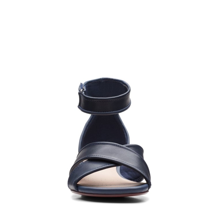 Clarks Caroleigh Rise Cuero Azul Marino