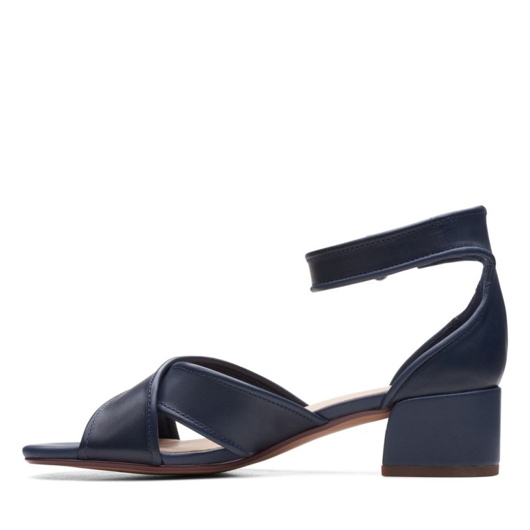 Clarks Caroleigh Rise Cuero Azul Marino