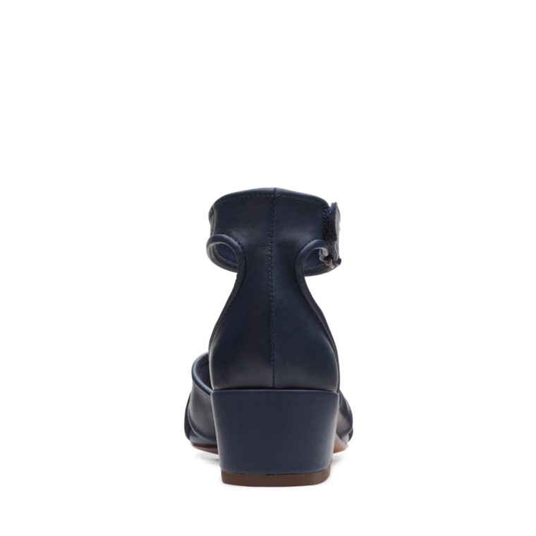 Clarks Caroleigh Rise Cuero Azul Marino
