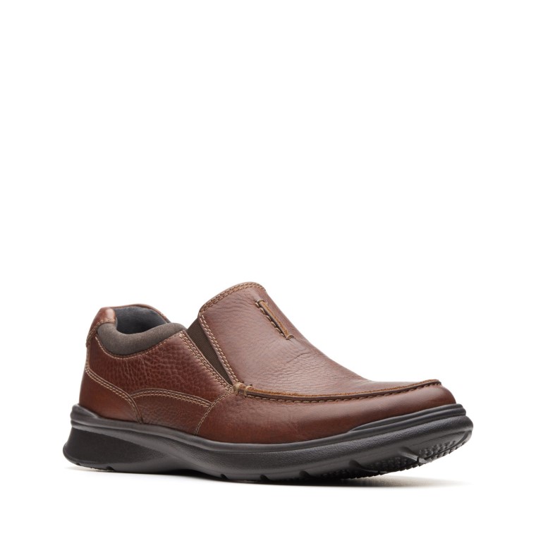 Cuero Clarks Sin Cotrell Tabaco