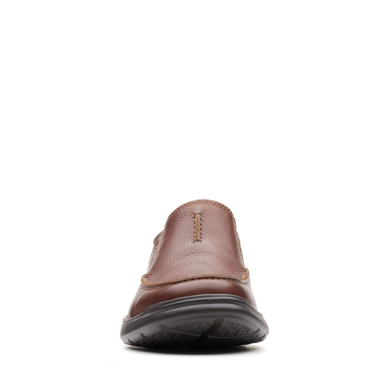 Cuero Clarks Sin Cotrell Tabaco