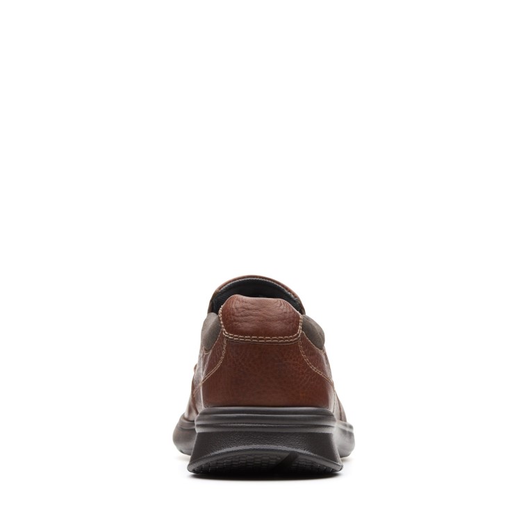 Cuero Clarks Sin Cotrell Tabaco