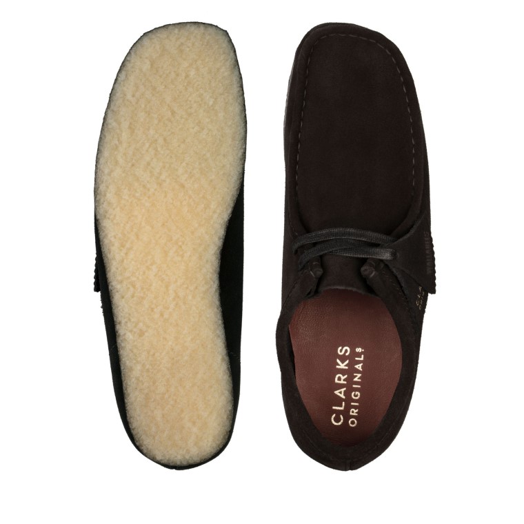 Clarks Wallabee Negro Sde