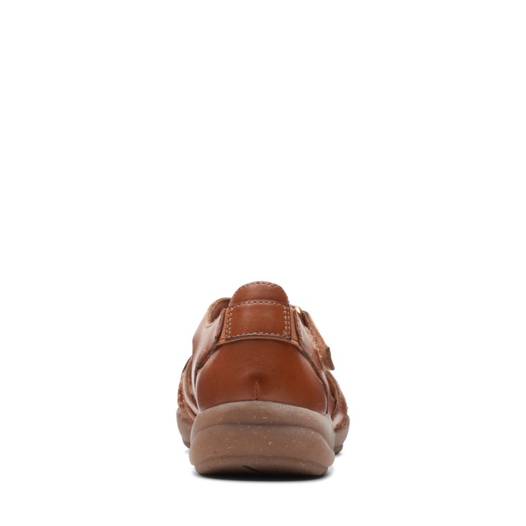 Clarks Roseville Paso Bronceado Cuero