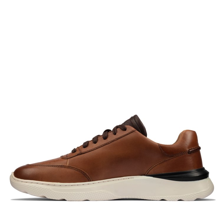 Clarks Sprint Lite Encaje Bronceado Cuero