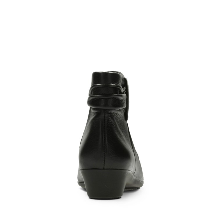 Clarks Cuero Negro Matrona Ella