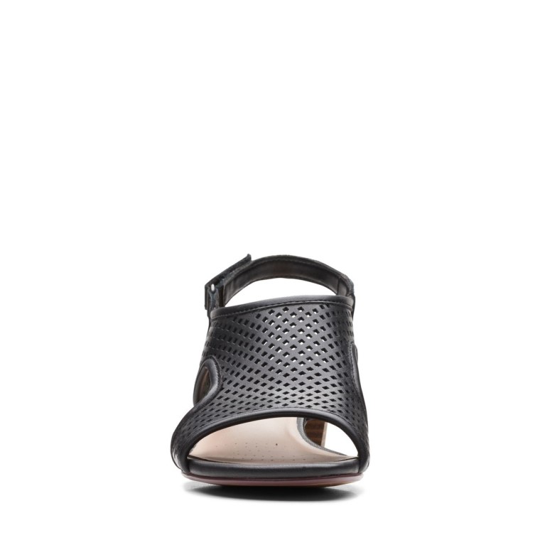 Cuero Negro Clarks Caroleigh Estrella