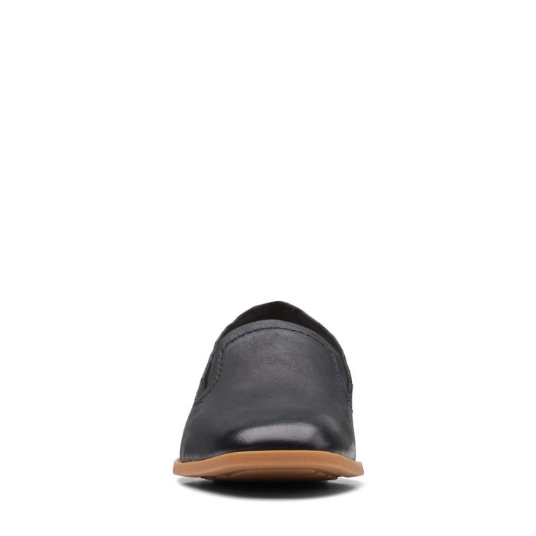 Cuero Negro Clarks Pure Hall