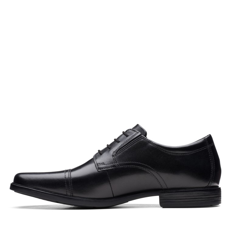 Gorra De Cuero Negra Clarks