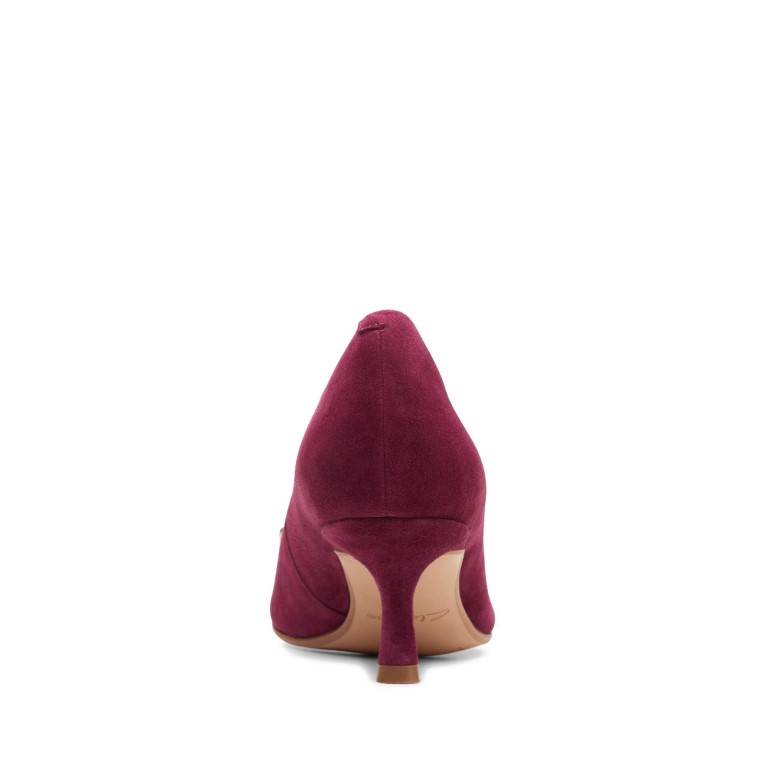 Merlot Gamuza Clarks Ribete Violeta 55