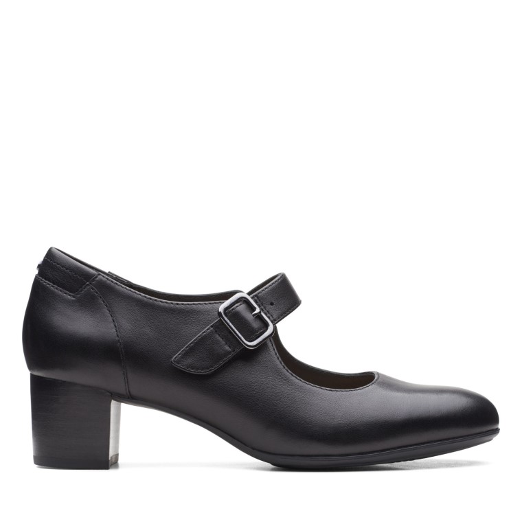 Clarks Linnae Caminar Cuero Negro