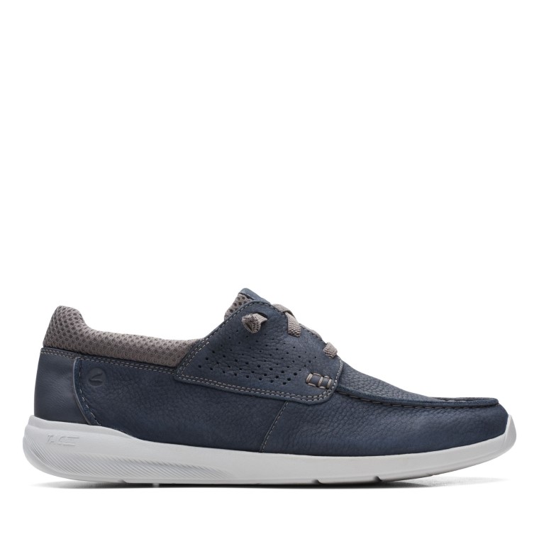 Gorwmoc Clarks Nubuck Azul Marino