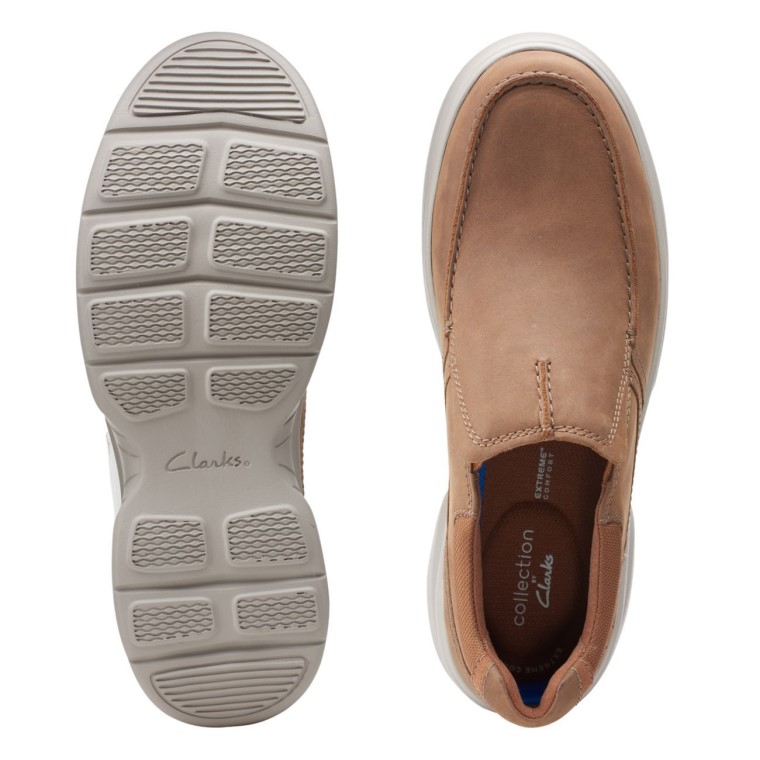 Bradley Libre Clarks Bronceado Cuero