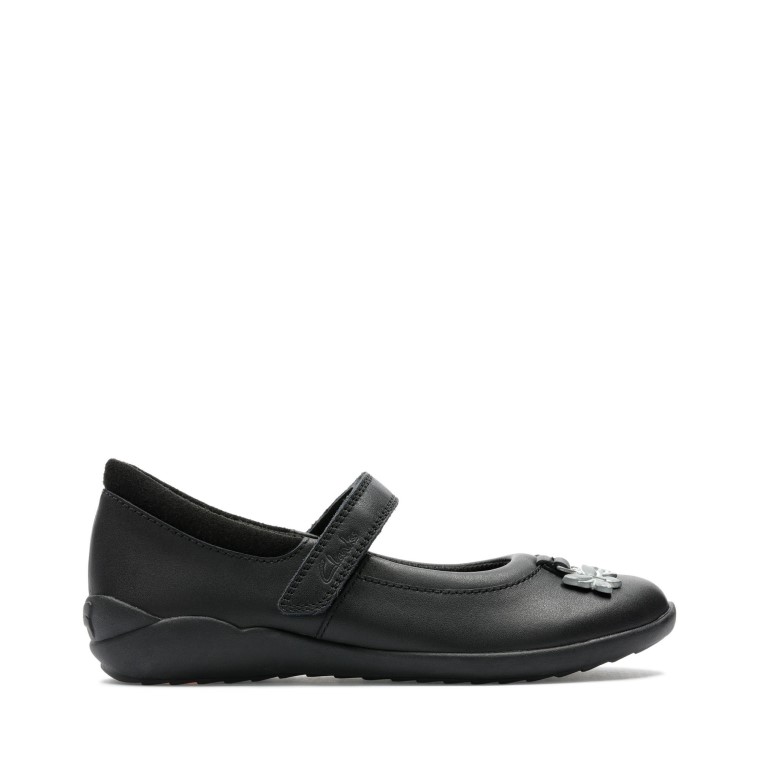 Clarks Vibrant Trail K Cuero Negro