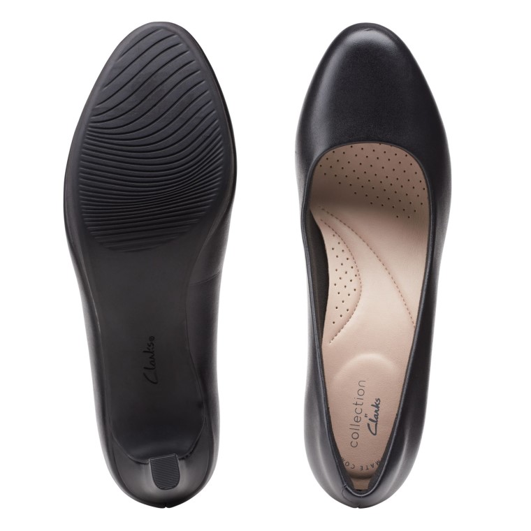 Clarks De Cuero Negro Ambyr Joy