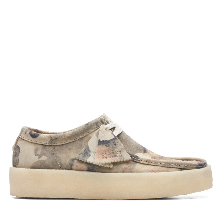 Taza Clarks Wallabee De Camuflaje Blanco Roto