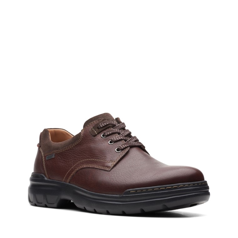 Clarks Caoba Ny Cuero Rockie 2 Lo Gtx