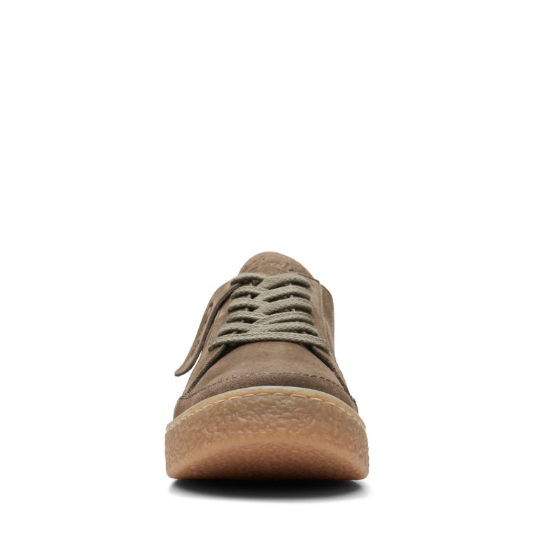 Clarks De Encaje Barleigh Nub Oliva Oscuro