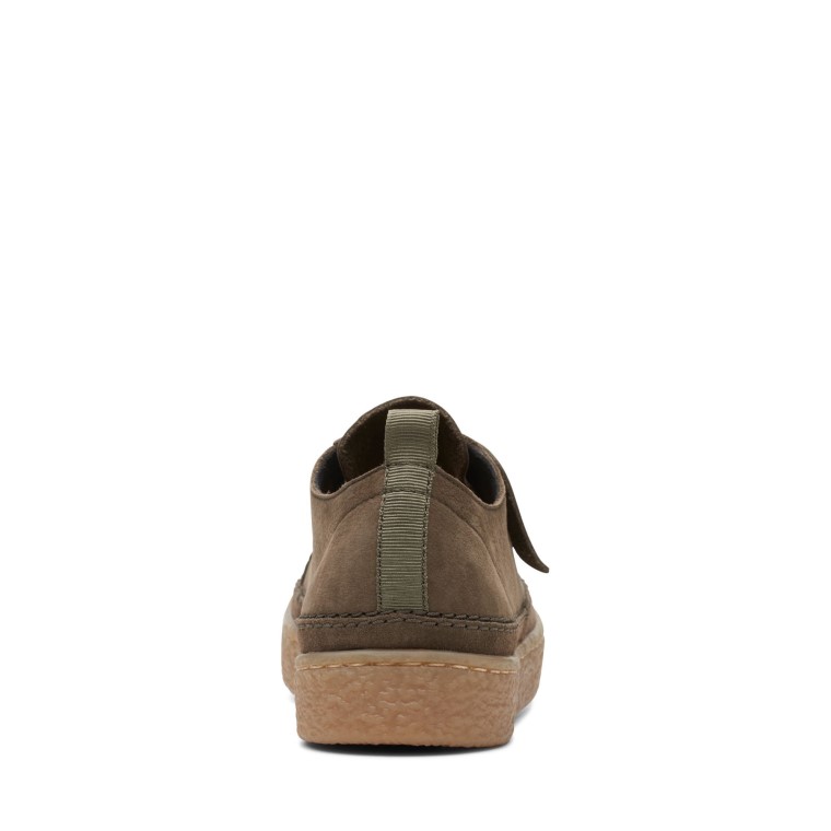 Clarks De Encaje Barleigh Nub Oliva Oscuro